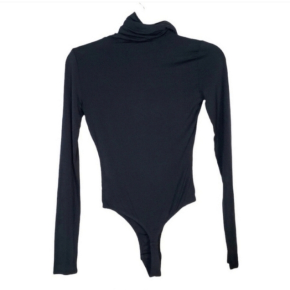 HILL HOUSE Luna bodysuit long sleeve NWT black - Picture 2 of 7